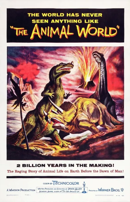 Framed Print : THE ANIMAL WORLD, US poster, 1956