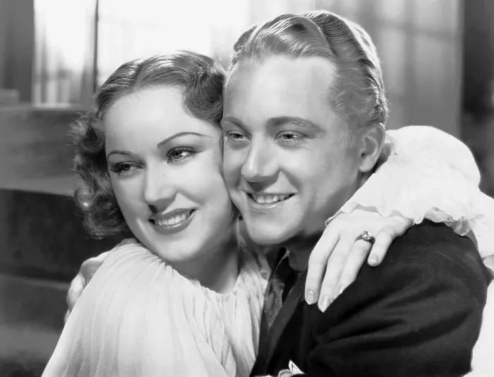 Framed Print : ANN CARVER'S PROFESSION, from left, Fay Wray, Gene Raymond, 1933