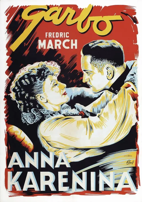 Framed Print : ANNA KARENINA, US poster art, from left: Greta Garbo, Fredric March, 1935 Framed Print : ANNA KARENINA, US poster art, from left: Greta Garbo, Fredric March, 1935