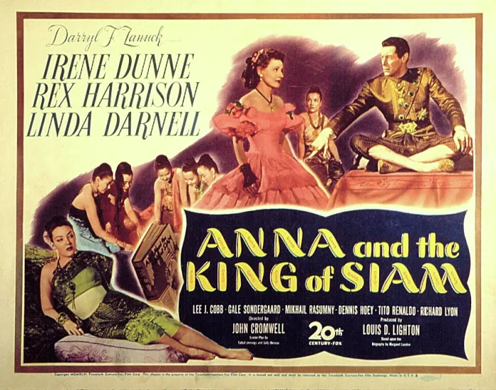 Framed Print : ANNA AND THE KING OF SIAM, Linda Darnell, Irene Dunne, Rex Harrison, 1946. TM and Copyright 20th Century Fox Film Corp. All rights reserved. Courtesy: Everett Collection