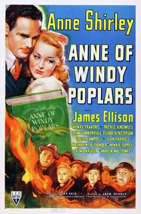 Framed Print : ANNE OF WINDY POPLARS, US poster art, top from left: James Ellison, Anne Shirley, 1940 Framed Print : ANNE OF WINDY POPLARS, US poster art, top from left: James Ellison, Anne Shirley, 1940