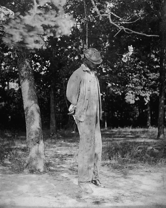 Framed Print : Anonymous African American lynching victim of 1925