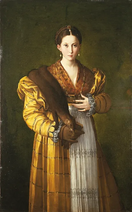 Framed Print : Anteas Portrait (Portrait of Young Woman), by Mazzola Francesco known as Parmigianino, 16th Century, 1535 -1537 about, oil on canvas, cm 135 x 88 - Italy, Campania, Naples Framed Print : Anteas Portrait (Portrait of Young Woman), by Mazzola Francesco known as Parmigianino, 16th Century, 1535 -1537 about, oil on canvas, cm 135 x 88 - Italy, Campania, Naples