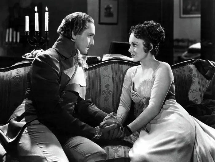 Framed Print : ANTHONY ADVERSE, Fredric March, Olivia de Havilland, 1936