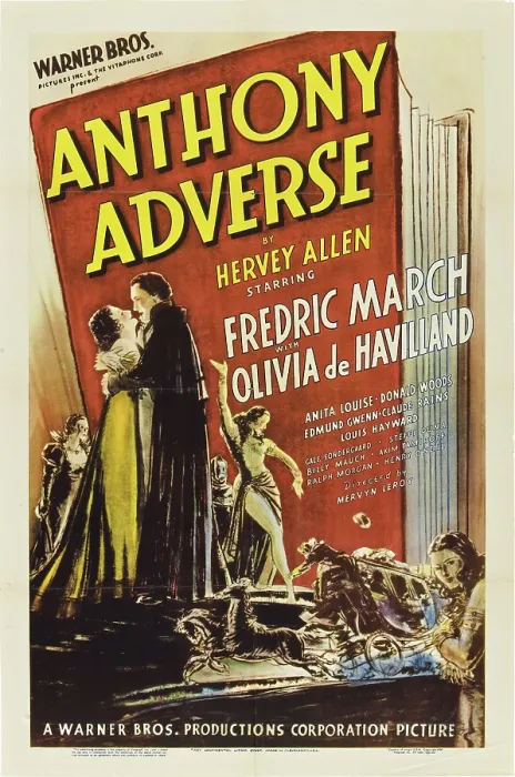 Framed Print : ANTHONY ADVERSE, from left: Olivia de Havilland, Fredric March, 1936