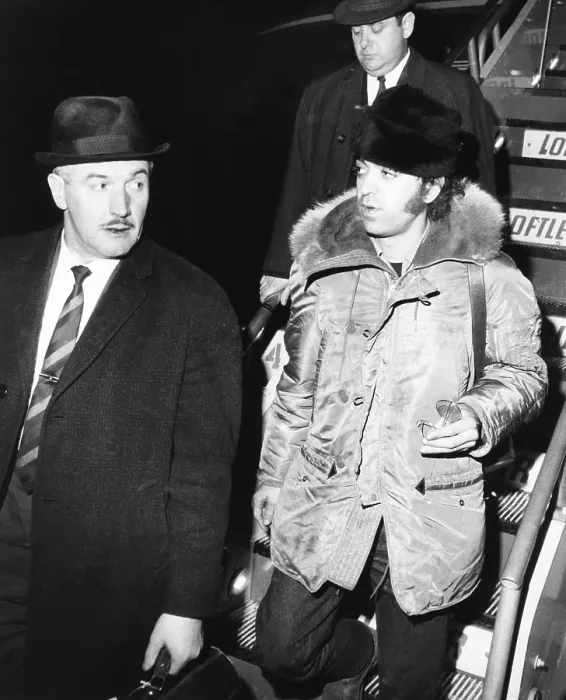 Framed Print : Anthony Pascarzio, 26, disrupted an Icelandic Airlines flight over Scotland on Dec. 23, 1963. Claiming to be Defense Sec Framed Print : Anthony Pascarzio, 26, disrupted an Icelandic Airlines flight over Scotland on Dec. 23, 1963. Claiming to be Defense Sec
