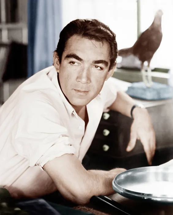 Framed Print : Anthony Quinn, ca. 1957 Framed Print : Anthony Quinn, ca. 1957