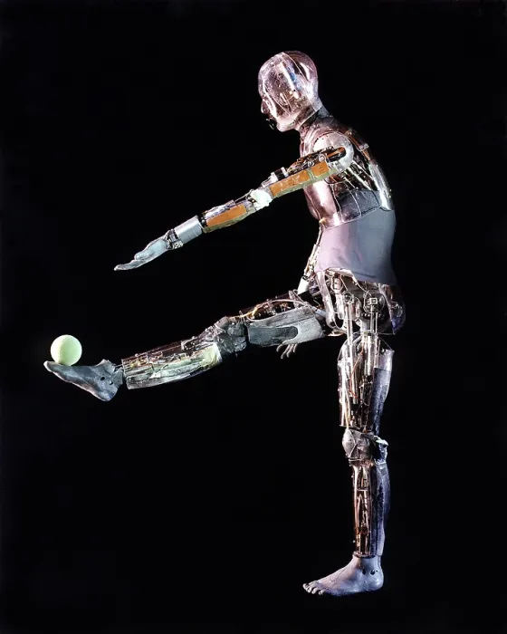 Framed Print : Anthropomorphic robot capable of simulating human movements and bio-physiological responses, such as the ability to sweat Framed Print : Anthropomorphic robot capable of simulating human movements and bio-physiological responses, such as the ability to sweat