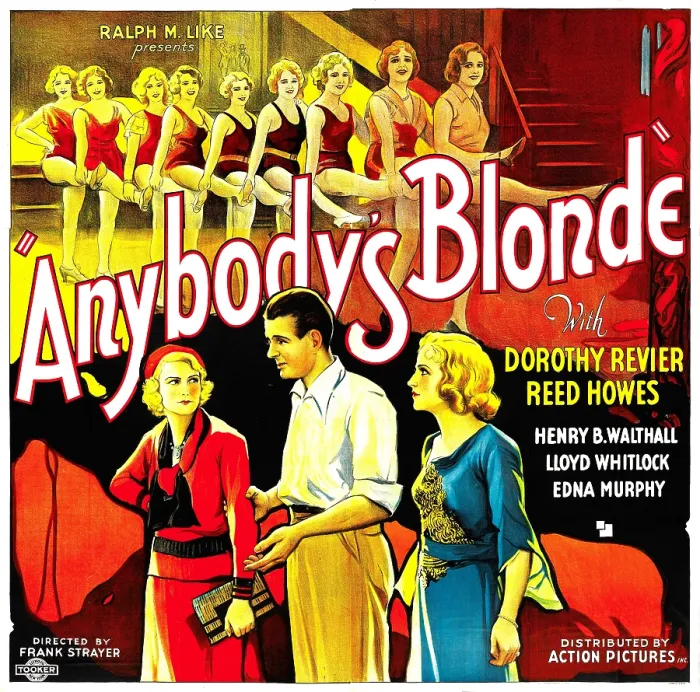 Framed Print : ANYBODY'S BLONDE, left: Dorothy Revier, 1931