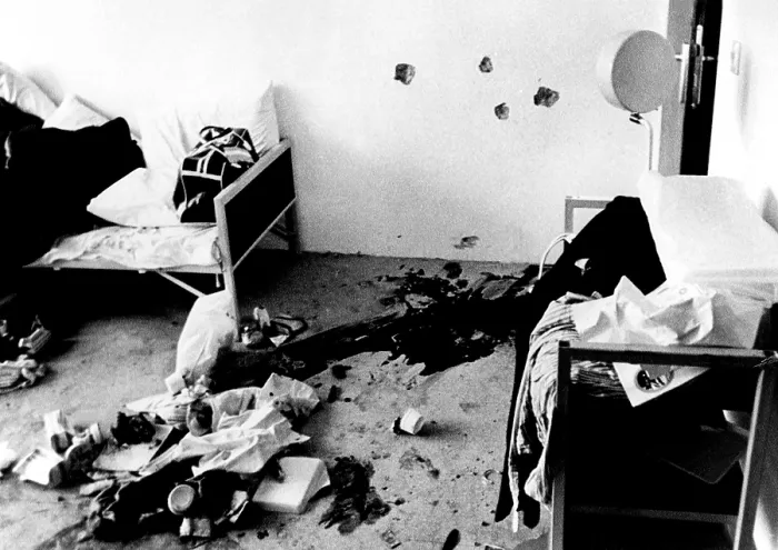 Framed Print : The apartment of the Israeli Olympic team in Munich after the Arab guerrilla terrorist attack, 1972. Courtesy: CSU Archives / Everett Collection Framed Print : The apartment of the Israeli Olympic team in Munich after the Arab guerrilla terrorist attack, 1972. Courtesy: CSU Archives / Everett Collection