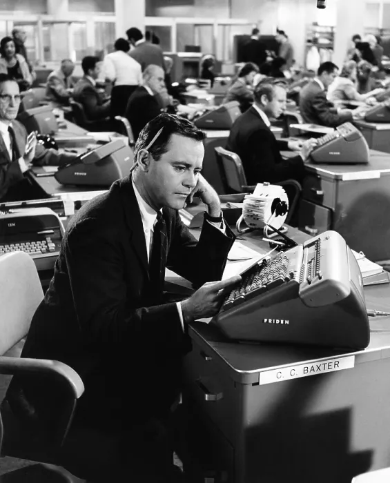 Framed Print : THE APARTMENT, Jack Lemmon, 1960