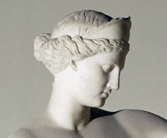 Framed Print : Aphrodite of Capua. 350 -330 BC. Roman copy after an original bronze by Lyssipus. Detail of the head. Roman art. Early Empire. Sculpture on marble. ITALY. Naples Framed Print : Aphrodite of Capua. 350 -330 BC. Roman copy after an original bronze by Lyssipus. Detail of the head. Roman art. Early Empire. Sculpture on marble. ITALY. Naples