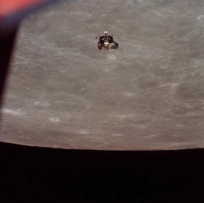 Framed Print : The Apollo 11 Lunar Module ascending from Moon's surface. July 20, 1969 Framed Print : The Apollo 11 Lunar Module ascending from Moon's surface. July 20, 1969