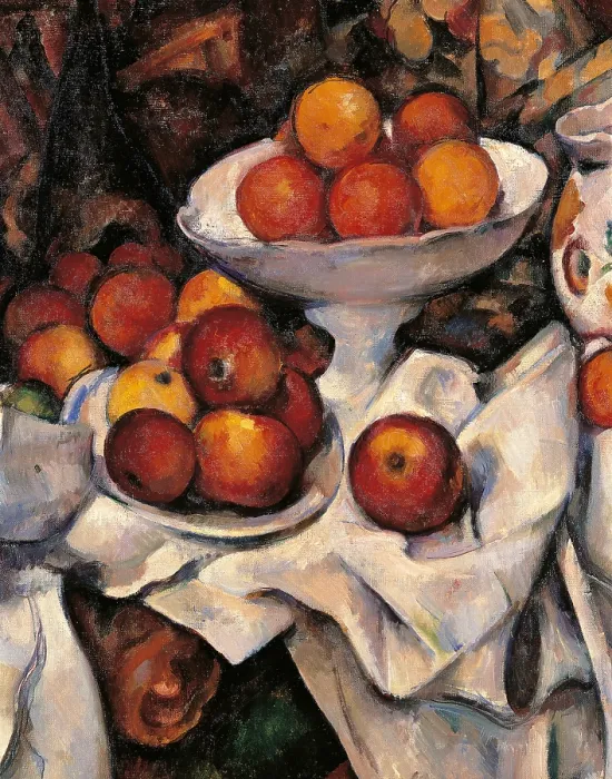 Framed Print : Apples and Oranges, by Paul Czanne, 1895 - 1900, 19th Century, oil on canvas, cm 61 x 50 - France, Ile de France, Paris, Muse dOrsay, R.F. 1972. Detail Framed Print : Apples and Oranges, by Paul Czanne, 1895 - 1900, 19th Century, oil on canvas, cm 61 x 50 - France, Ile de France, Paris, Muse dOrsay, R.F. 1972. Detail