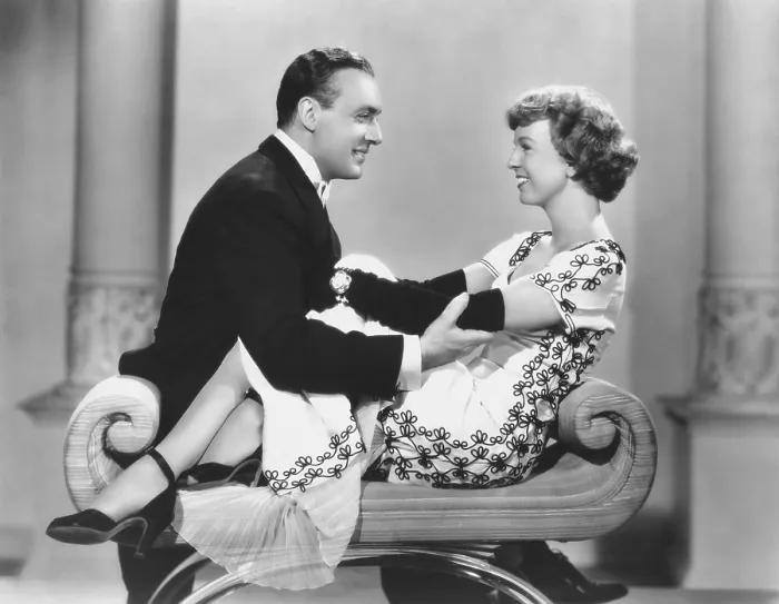 Framed Print : APPOINTMENT FOR LOVE, from left: Charles Boyer, Margaret Sullavan, 1941