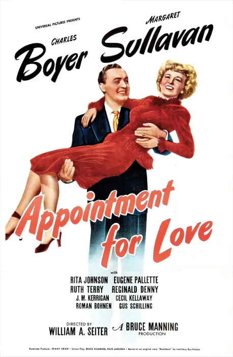 Framed Print : APPOINTMENT FOR LOVE, US poster, Charles Boyer, Margaret Sullavan, 1941