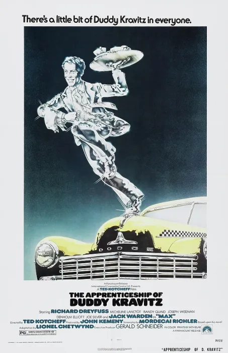 Framed Print : THE APPRENTICESHIP OF DUDDY KRAVITZ, US poster, 1974 Framed Print : THE APPRENTICESHIP OF DUDDY KRAVITZ, US poster, 1974