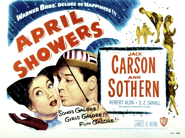 Framed Print : APRIL SHOWERS, Ann Sothern, Jack Carson, 1948 Framed Print : APRIL SHOWERS, Ann Sothern, Jack Carson, 1948