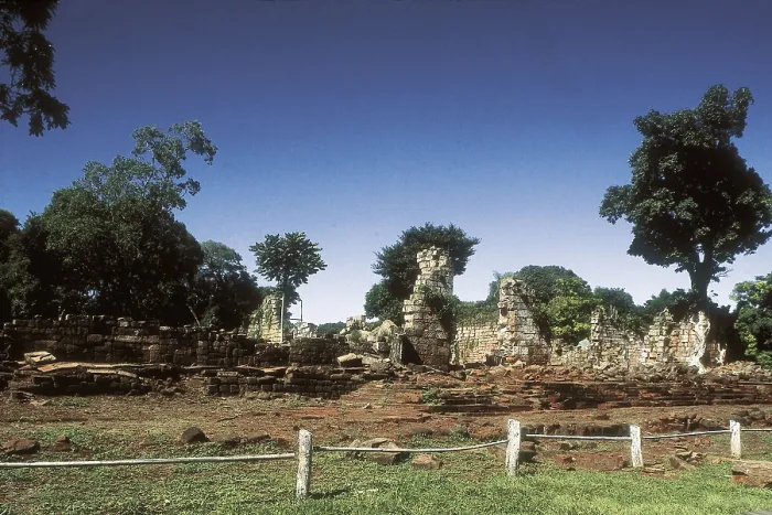 Framed Print : ARGENTINA. MISIONES. Santa Ana. Remaind of the temple in the Jesuit Mission of Santa Ana. AISA / Everett Collection (49767)**US SALES ONLY**