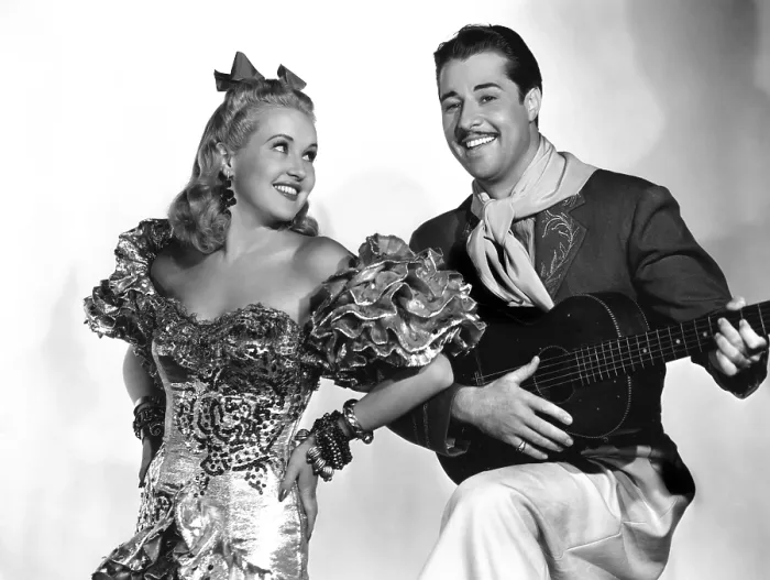 Framed Print : DOWN ARGENTINE WAY, Betty Grable, Don Ameche, 1940, TM and Copyright (c)20th Century Fox Film Corp. All rights reserved