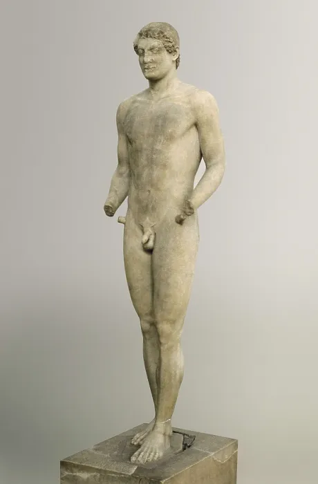 Framed Print : Aristodikos. ca. 510 - 500 BC. Funerary statue. Archaic Greek art. Sculpture on marble. GREECE. Athens. National Museum of Archaeology. AISA / Everett Collection**US SALES ONLY** Framed Print : Aristodikos. ca. 510 - 500 BC. Funerary statue. Archaic Greek art. Sculpture on marble. GREECE. Athens. National Museum of Archaeology. AISA / Everett Collection**US SALES ONLY**