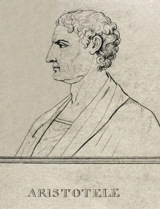 Framed Print : ARISTOTLE (384-332 BC). Engraving. AISA / Everett Collection**US SALES ONLY**