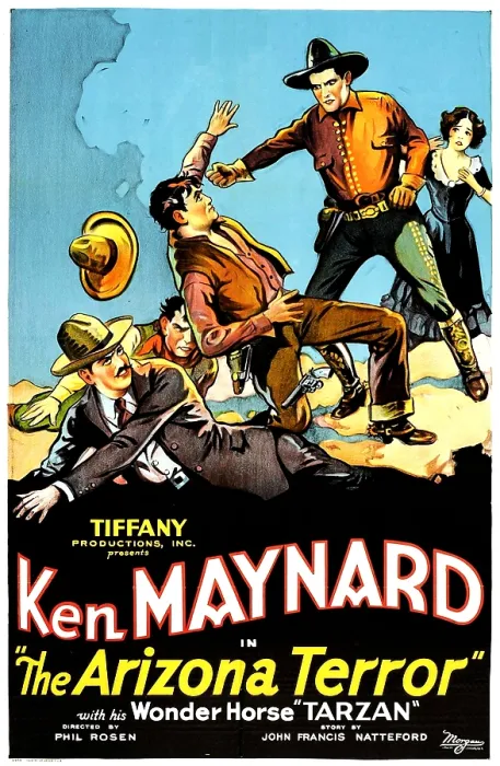 Framed Print : ARIZONA TERROR, second from right: Ken Maynard, 1931