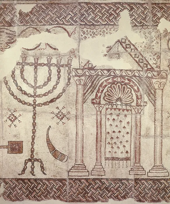 Framed Print : The Ark of the Covenant and the Menorah. Mosaic from 6th c. Byzantine art. Mosaic. ISRAEL. Jerusalem. Israel Museum. - BeBa / Iberfoto / Everett Collection (488289)**US SALES ONLY** Framed Print : The Ark of the Covenant and the Menorah. Mosaic from 6th c. Byzantine art. Mosaic. ISRAEL. Jerusalem. Israel Museum. - BeBa / Iberfoto / Everett Collection (488289)**US SALES ONLY**