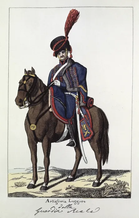 Framed Print : Army of the Kingdom of Italy (napoleonic period). Light artillery of the Royal Guard. Litography. AISA / Everett Collection**US SALES ONLY** Framed Print : Army of the Kingdom of Italy (napoleonic period). Light artillery of the Royal Guard. Litography. AISA / Everett Collection**US SALES ONLY**