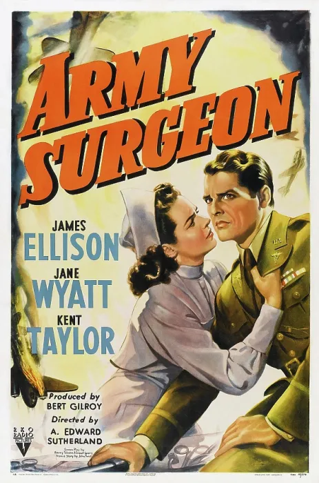 Framed Print : ARMY SURGEON, US poster, from left: Jane Wyatt, James Ellison, 1942