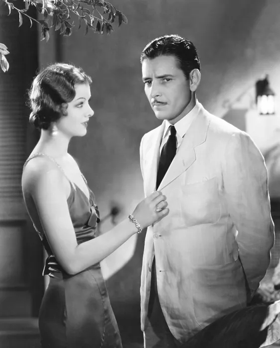 Framed Print : ARROWSMITH, from left, Myrna Loy, Ronald Colman, 1931