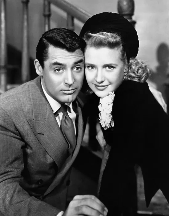 Framed Print : ARSENIC AND OLD LACE, Cary Grant, Priscilla Lane, 1944