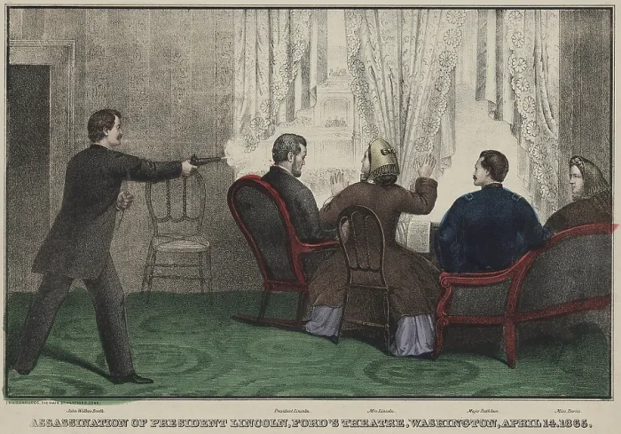 Framed Print : The Assassination of President Lincoln by John Wilkes Booth at Ford's Theatre, Washington, D. C. April 14th, 1865 Framed Print : The Assassination of President Lincoln by John Wilkes Booth at Ford's Theatre, Washington, D. C. April 14th, 1865