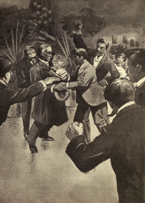 Framed Print : Assassination of President William McKinley at Pan-American Exposition, Buffalo, Sept. 5, 1901 Framed Print : Assassination of President William McKinley at Pan-American Exposition, Buffalo, Sept. 5, 1901