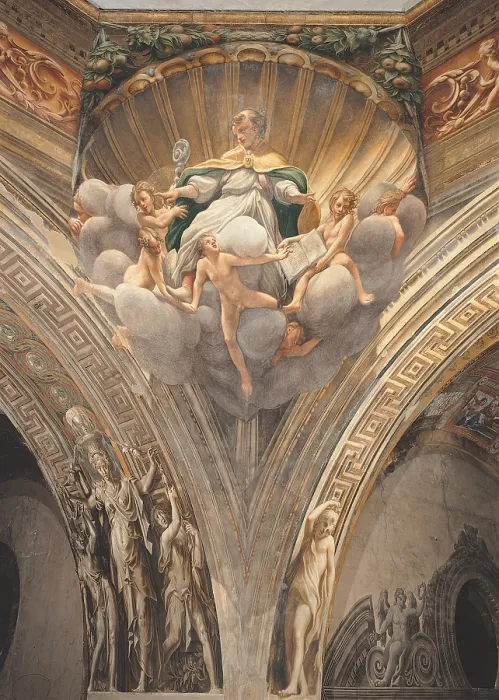 Framed Print : Assumption of the Virgin, by Antonio Allegri known as Correggio, 1526 - 1530 about, 16th Century, fresco, cm 1093 x 1195 - Italy, Emilia Romagna, Parma Framed Print : Assumption of the Virgin, by Antonio Allegri known as Correggio, 1526 - 1530 about, 16th Century, fresco, cm 1093 x 1195 - Italy, Emilia Romagna, Parma