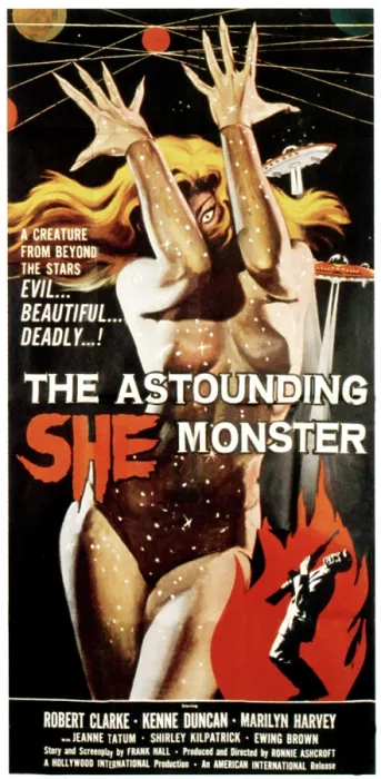 Framed Print : THE ASTOUNDING SHE-MONSTER, 1957
