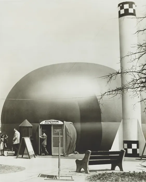 Framed Print : Astrotarium, a portable planetarium, at Abraham & Straus store in Babylon, Long Island, New York. March 31, 1951