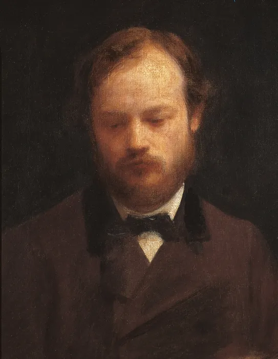 Framed Print : Ateliers des Batignolles, by Henri Fantin-Latour, 1870, 19th Century, oil on canvas, cm 204 x 273, 5 - France, Ile de France, Paris, Muse dOrsay, RF 2210. Detail