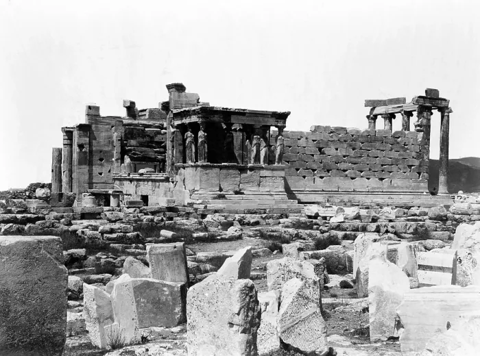 Framed Print : Athens, ancient Greece, print dated 1860s