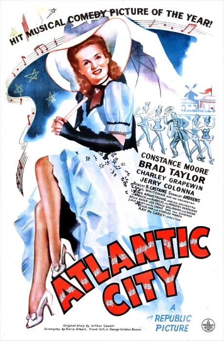 Framed Print : ATLANTIC CITY (aka ATLANTIC CITY HONEYMOON), US poster, Constance Moore, 1944 Framed Print : ATLANTIC CITY (aka ATLANTIC CITY HONEYMOON), US poster, Constance Moore, 1944