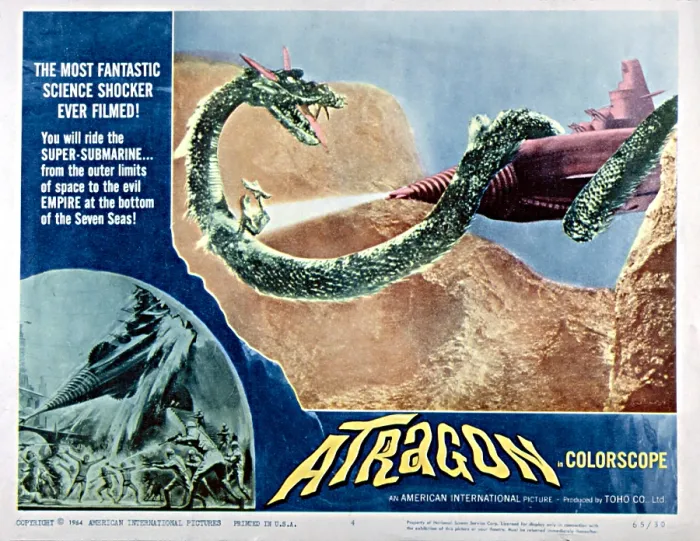 Framed Print : ATRAGON, (aka KAITEI GUNKAN), 1963