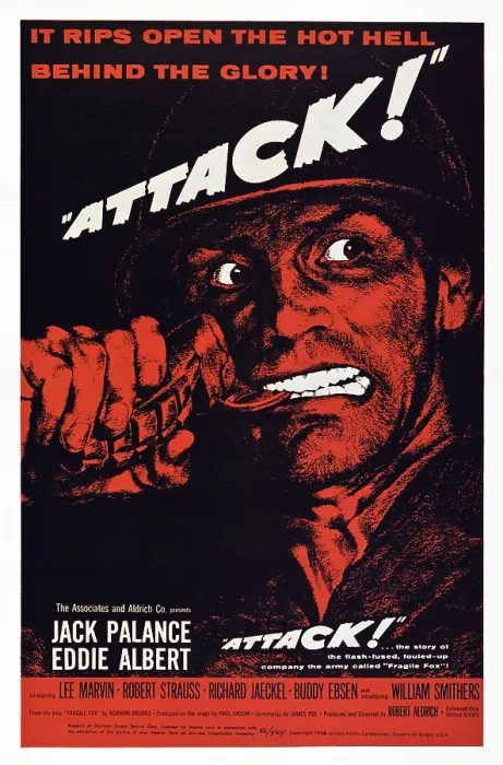 Framed Print : ATTACK!, Jack Palance, 1956 Framed Print : ATTACK!, Jack Palance, 1956
