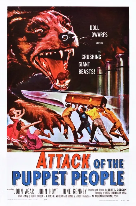 Framed Print : ATTACK OF THE PUPPET PEOPLE, US poster, 1958 Framed Print : ATTACK OF THE PUPPET PEOPLE, US poster, 1958