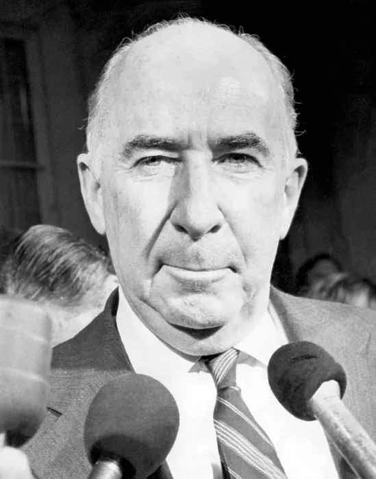 Framed Print : Former Attorney General John Mitchell, Pensacola, Florida, 1973.. Courtesy: CSU Archives  /  Everett Collection