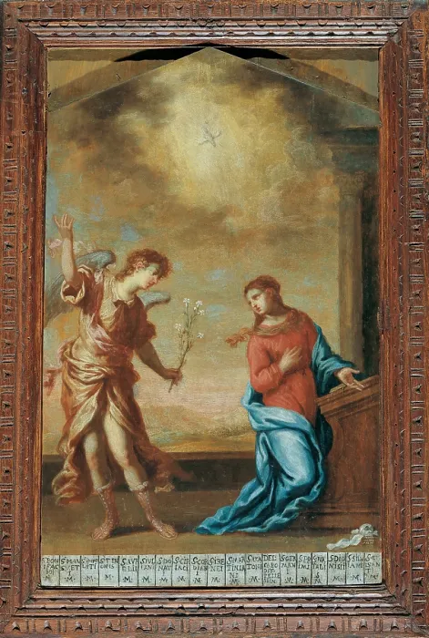 Framed Print : attributed Guardi Francesco, Trinity, 17th Century, canvas, Italy, Veneto, Cancia di Borca di Cadore, Belluno, San Rocco Oratory Framed Print : attributed Guardi Francesco, Trinity, 17th Century, canvas, Italy, Veneto, Cancia di Borca di Cadore, Belluno, San Rocco Oratory