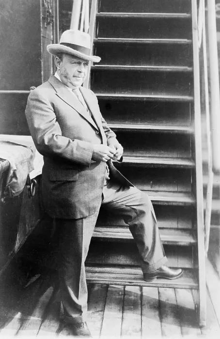 Framed Print : August Anheuser Busch, (1865-1934) grandson of brewery founder Adolphus Busch. In 1924 he was general superintendent of brewing operations. 1925 photo