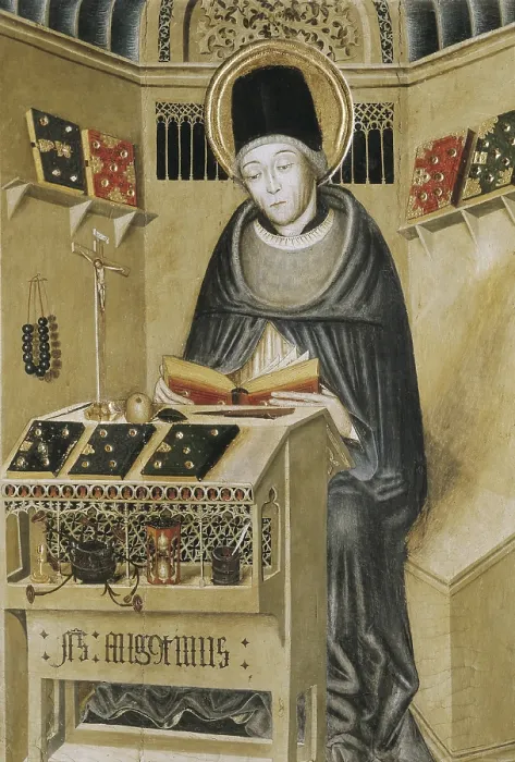 Framed Print : AUGUSTINE OF HIPPO, Saint (354-430). African bishop, Doctor and Father of the Church. Anonymous work from the Catalan School. Saint Augustine. s.XV. Gothic art. Tempera on wood Framed Print : AUGUSTINE OF HIPPO, Saint (354-430). African bishop, Doctor and Father of the Church. Anonymous work from the Catalan School. Saint Augustine. s.XV. Gothic art. Tempera on wood