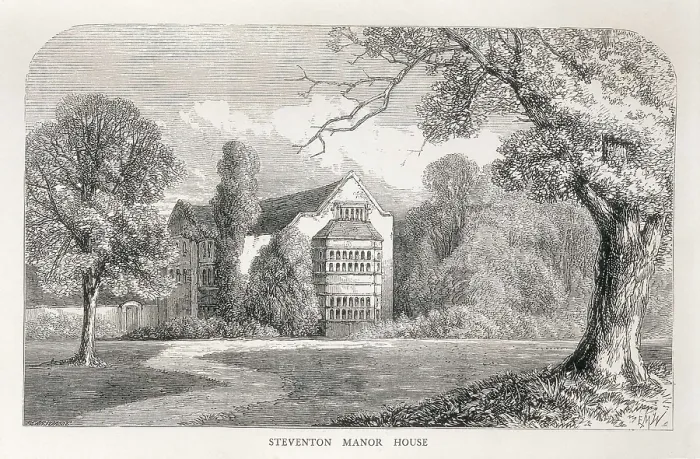 Framed Print : AUSTEN, Jane (1775-1817). Steventon Manor House, the house where Jane Austen was born. Engraving of 1870. Engraving. AISA / Everett Collection**US SALES ONLY** Framed Print : AUSTEN, Jane (1775-1817). Steventon Manor House, the house where Jane Austen was born. Engraving of 1870. Engraving. AISA / Everett Collection**US SALES ONLY**
