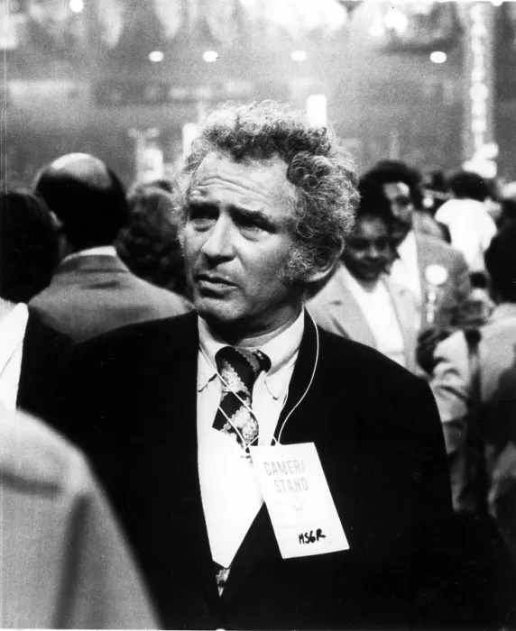 Framed Print : Author Norman Mailer at a political convention in 1972.. Courtesy: CSU Archives  /  Everett Collection