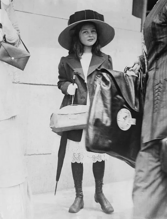 Framed Print : Ava Alice Muriel Astor at age 10 in 1912. She was the daughter of John Jacob Astor IV and Ava Lowle Willing, and sister of Vincent Astor